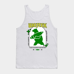 Wojtek - The Happy Bear Warrior Tank Top